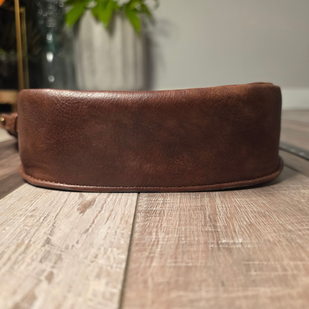 Western Crossbody Bag Womens Small Brown Good Calf Hair Turquoise Studded Boho